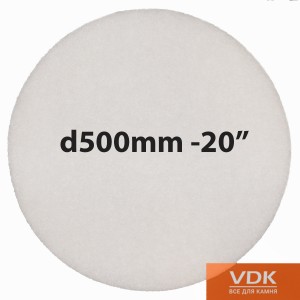 Пад полірувальний 3М білий d500мм для кристалізації