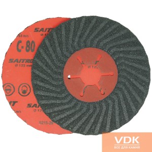 SAITRON d125 C120 Шліфувальний абразивний напівжорсткий диск 