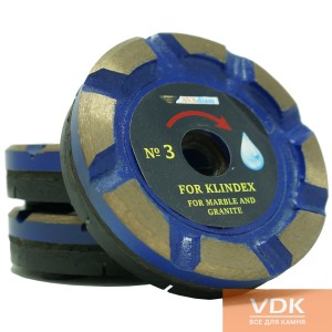 for Klindex №3 Алмазні полірувальні шарошки 3шт