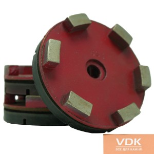 Алмазні полірувальні шарошки для граніту GS1 Klindex 3шт