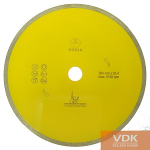 CONTINIUM RIM d250  KODIA Диск алмазний відрізний для мармуру