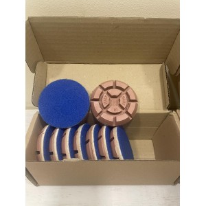 Jumper 9шт 75mm №1800 HyperGrinder Алмазные полировальные  по граниту