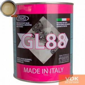 Faber GL88 Paglerino Scuro 1.7gk  темно-бежевый полиэфирный двух-компонентный клей 1.7кг