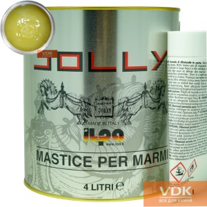 Tixo GOLD 4L JOLLY Полиэфирный двух-компонентный клей (прозрачно-медовый 4.4кг)