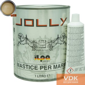 Tixo Jura 0.75L JOLLY Полиэфирный двух-компонентный клей (темно-бежевый 1.25кг)