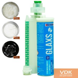 GLAXS А + B 310 ml Tenax  прозорий Морозостійкий  поліуретановий клей туба