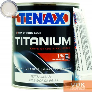 TITANIUM Paglerino 1L Tenax  (бежевый) Высокопрочный винилполиэстеровый клей