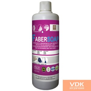 FABER SOAP 1L Очисник з водовідштовхувальними властивостями для полірованих кам'яних підлог