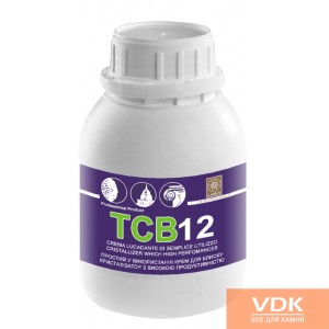 TCB 12 0.5L Полирующий крем, быстрый и простой в нанесении, для полировки и ухода с течением времени поверхностей из гранита, кварца и керамического фарфора.
