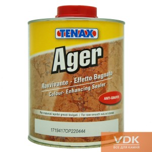 AGER 1л TENAX   Просочення для захисту мармуру і граніту "мокрий ефект"