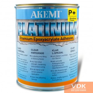 PLATINUM P+  Akemi густий Пастоподібний прозорий клей на основі епоксиакрилатів Акемі