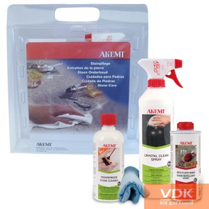 Crystal Care Set Akemi Набір засобів по догляду за натуральним каменем