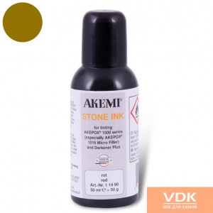 Кам'яні чорнило 50ml коричнево золотий Akemi