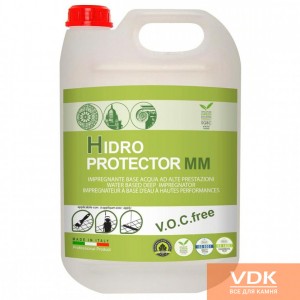 HIDRO PROTECTOR MM 5L Високоефективний захист, передмонтажне оброблення каменю з 6 сторін, екологічний - на водній основі